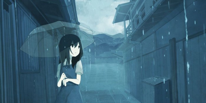 1200x825 Sad Anime Girl Wallpapers - Anime Girl In The Rain - 1200x825 Wallpaper -  teahub.io