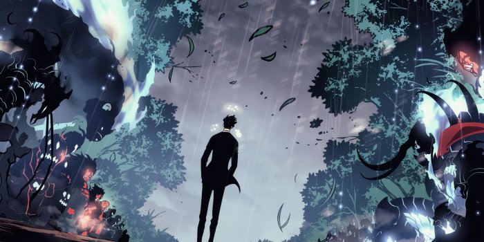 2560x1440 Solo Leveling - Sung Jin-Woo & Shadow Army HD wallpaper download