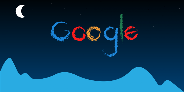 5120x2880 Google Wallpaper 4K, Logo, Typography, Night, Crescent Moon, Technology,  #4562