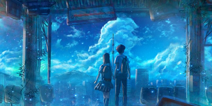 2400x1468 Anime School Couple, HD Anime, 4k Wallpapers, Images, Backgrounds, Photos  and Pictures