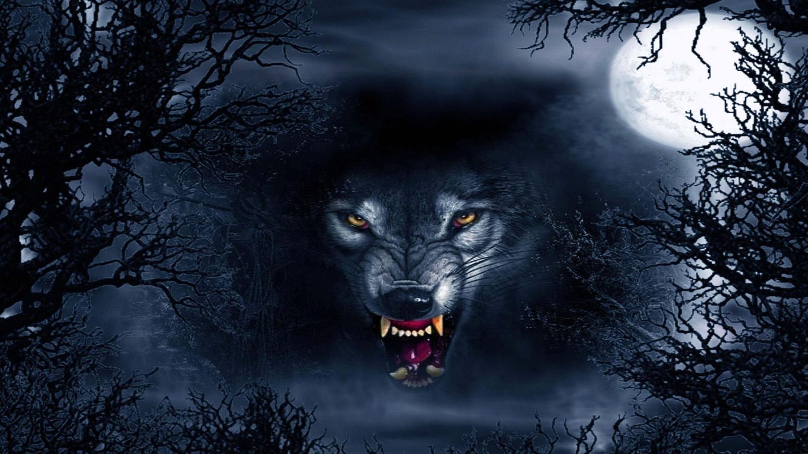 3758x2113 Evil Wolf Wallpapers HD - Wolf-Wallpapers.pro