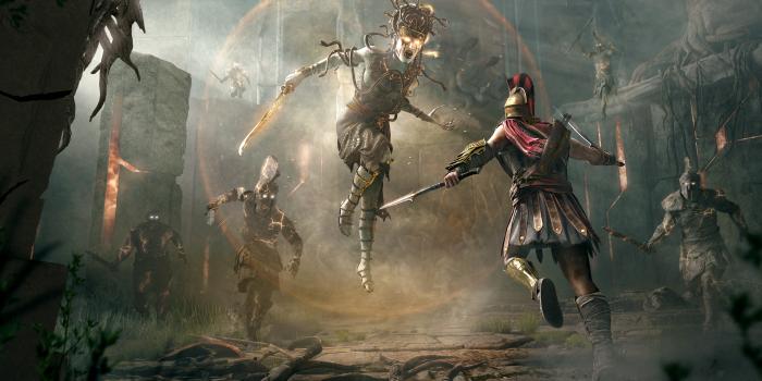 3840x2160 Wallpaper 4k Assassins Creed Odyssey Fight 4k Wallpaper