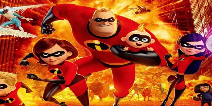 1366x820 Disney The Incredibles Pixar Wallpaper Mural | Marmalade Art