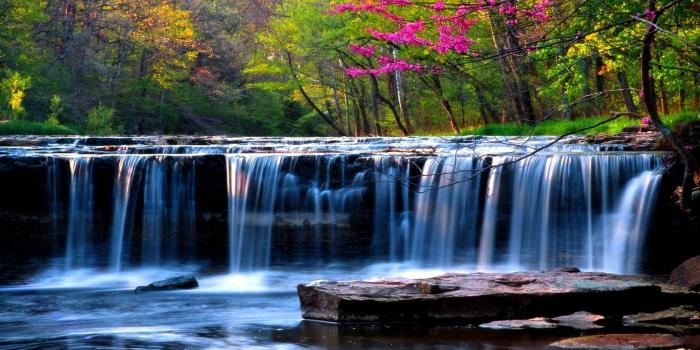 1680x1050 Spring Waterfall Wallpapers - Top Free Spring Waterfall Backgrounds -  WallpaperAccess