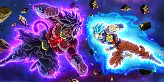3840x1920 Saiyan OC Vs Dark Broly, HD Anime, 4k Wallpapers, Images, Backgrounds,  Photos and Pictures
