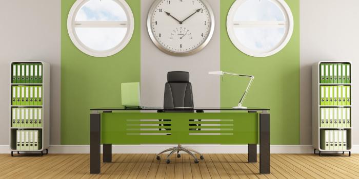 1332x850 Wallpaper green, interior, modern, office, Green, interior, office,  contemporary, stylish design, stylish design images for desktop, section  интерьер - download