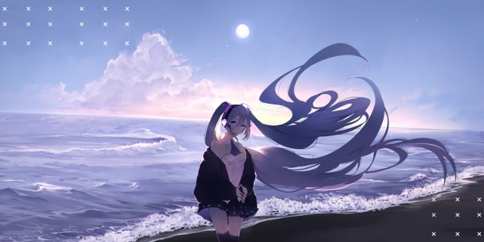1920x1080 Hatsune Miku. Desktop wallpaper. 1920x1080