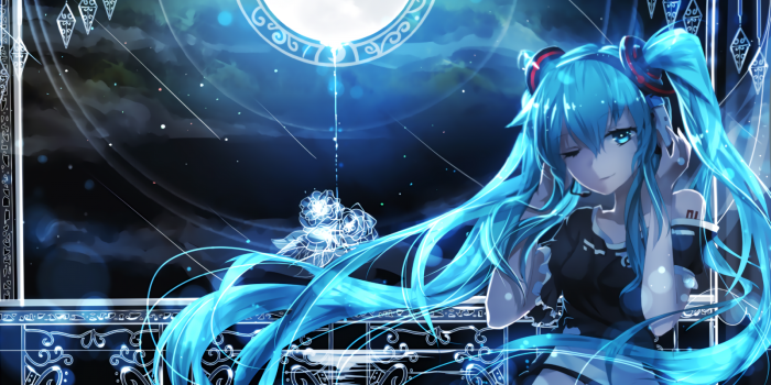 1600x900 1043640 illustration, anime, Vocaloid, Hatsune Miku, screenshot, computer  wallpaper | Mocah HD Wallpapers
