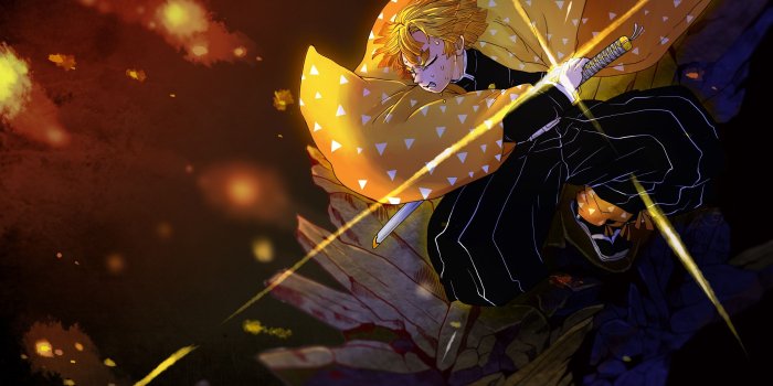 2700x2160 Demon Slayer Zenitsu Wallpapers - Top Free Demon Slayer Zenitsu Backgrounds  - WallpaperAccess