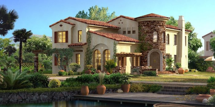1600x900 40+] Beautiful Houses Wallpapers Desktops on WallpaperSafari