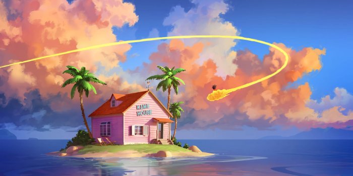 3032x1706 Kame House Dragon Ball Z Wallpaper, HD Artist 4K Wallpapers, Images, Photos  and Background - Wallpapers Den
