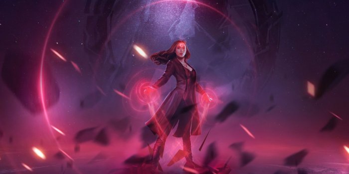 1333x750 Wallpaper Scarlet Witch, Elizabeth Olsen, Wanda Maximoff, Wandavision,  Vision, Background - Download Free Image