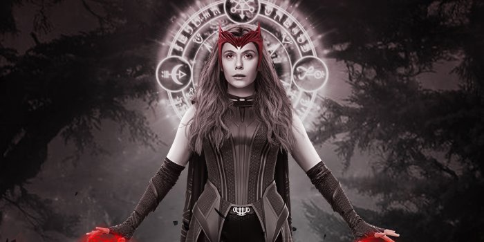 5120x2880 Scarlet Witch x Wanda Maximoff Wallpaper 5k Ultra HD ID:8043