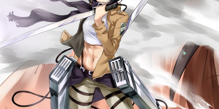 938x1668 Wallpaper Titanium, Kousen Yasuo, Art, Mikasa Ackerman, - Mikasa Ackerman  Iphone Wallpaper Hd - 938x1668 Wallpaper - teahub.io