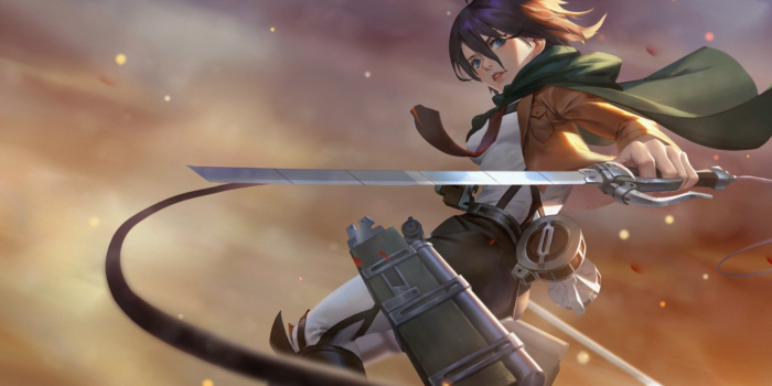 1920x1045 Mikasa give me your heart attack of the titans - anime live wallpaper  #30850 [DOWNLOAD FREE]