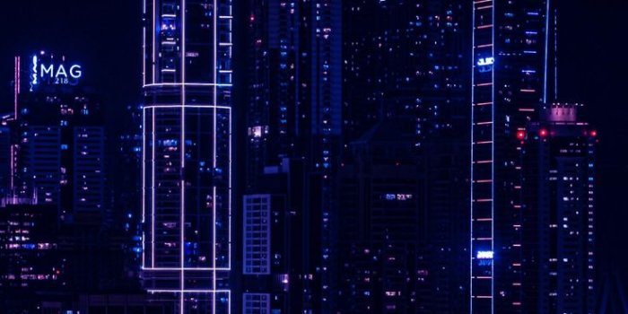 736x1308 1080x1920 City, night, lights of buildings, cityscape wallpaper | Cityscape  wallpaper, City wallpaper, Neon wallpaper