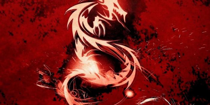 1024x1024 Blood Red Dragon iPad Wallpapers Free Download