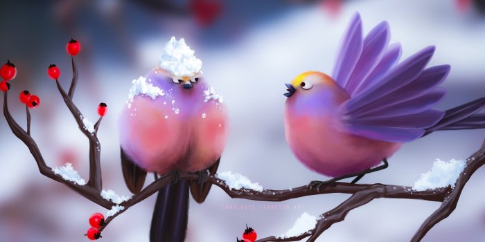 3508x2480 Cute Birds Artwork 4k, HD Artist, 4k Wallpapers, Images, Backgrounds,  Photos and Pictures