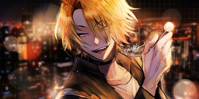 1332x850 Wallpaper look, portrait, anime, guy, Boku no Hero Academy, Kaminari Denki  images for desktop, section сёнэн - download