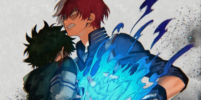 2560x1600 Izuku Midoriya & Shoto Todoroki HD wallpaper download