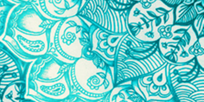 1000x1626 Teal Mandala Background - 1000x1626 - Download HD Wallpaper - WallpaperTip