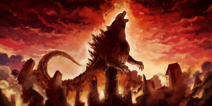 1920x1080 Desktop wallpaper godzilla, a monster, artwork, hd image, picture,  background, 7b9fd0