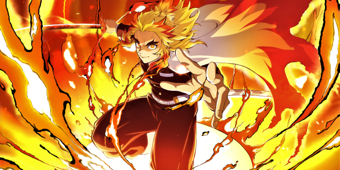 1920x1052 Demon Slayer Infinity Train Kyojuro Rengoku Flame Hashira 4K - anime live  wallpaper #34071 [DOWNLOAD FREE]