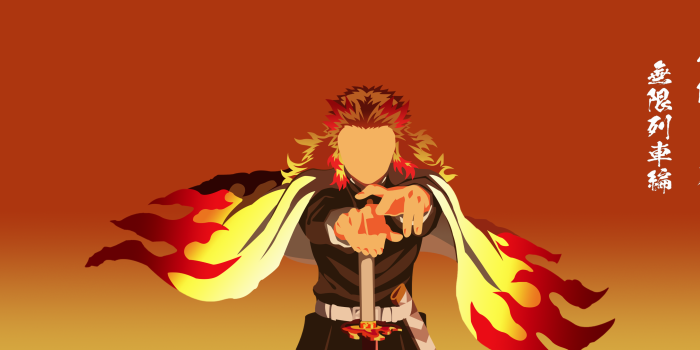 3440x1440 Kyojuro Rengoku - Demon Slayer (3440x1440 and 5120x1440) (REQUESTED):  WidescreenWallpaper