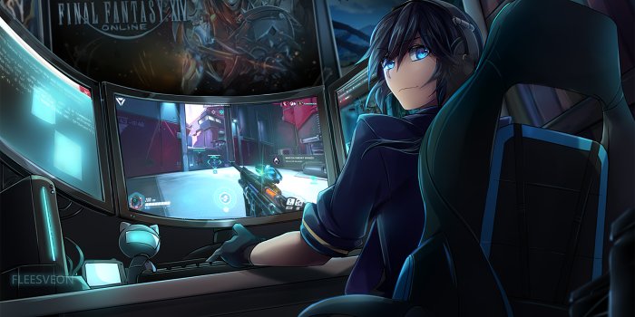 2000x1191 Anime Gaming Boy, HD Anime, 4k Wallpapers, Images, Backgrounds, Photos and  Pictures