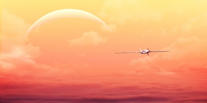 3840x2160 Home World Plane 4K wallpaper