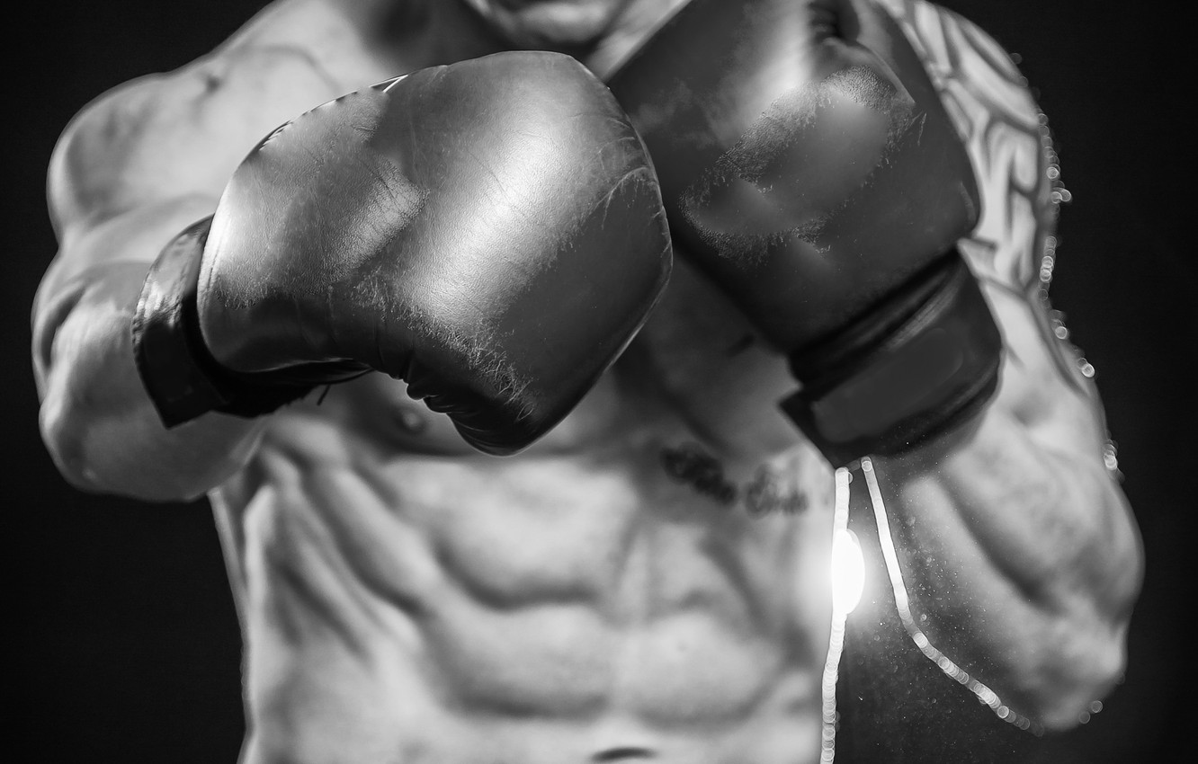1332x850 Wallpaper boxing, gloves, abs images for desktop, section спорт - download