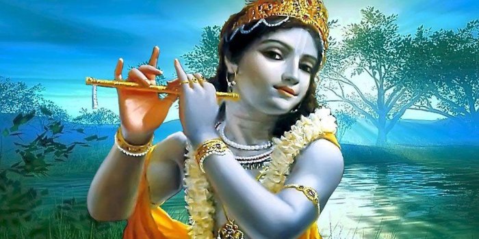 1024x768 Lord Krishna 3D Wallpapers