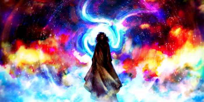 5000x2812 Colorful Clouds Magic Man Illustration, HD Artist, 4k Wallpapers, Images,  Backgrounds, Photos and Pictures