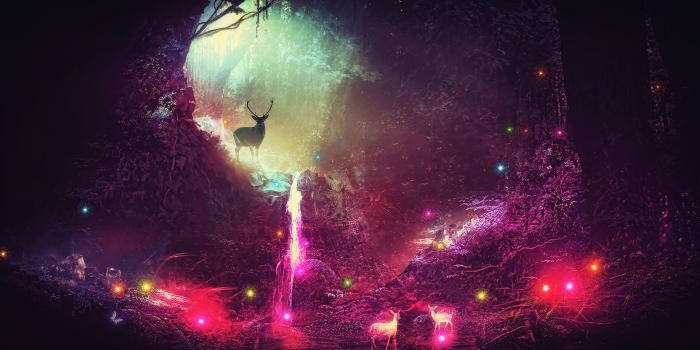 3840x2160 Wallpaper 4k Fantasy Magic Deer Artwork 4k Wallpaper