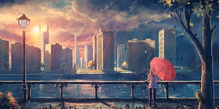 3840x2160 City Anime 4k Wallpapers