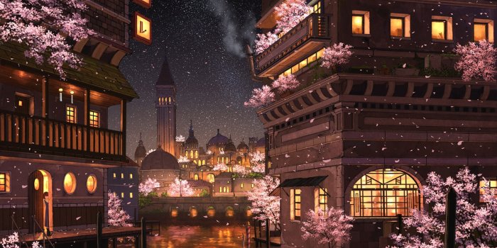 2560x1600 29++ Night Anime Wallpaper City - Orochi Wallpaper