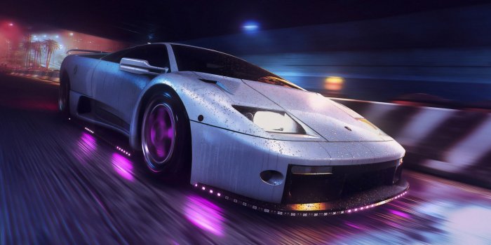 1366x768 Download wallpaper: Need for Speed Heat 1366x768