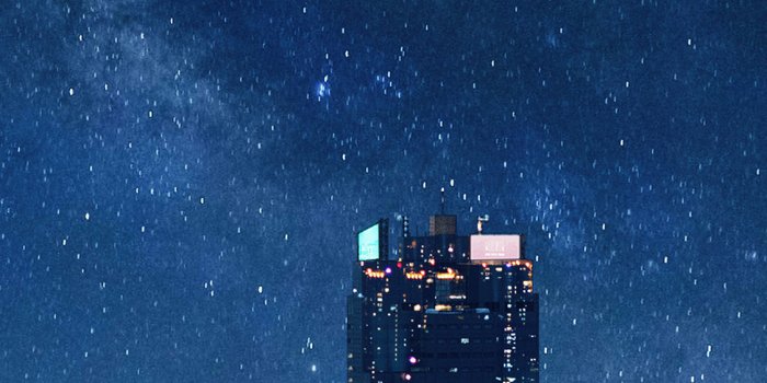 1125x2436 iPhoneXpapers.com | iPhone X wallpaper | bl95-art-night-anime-city