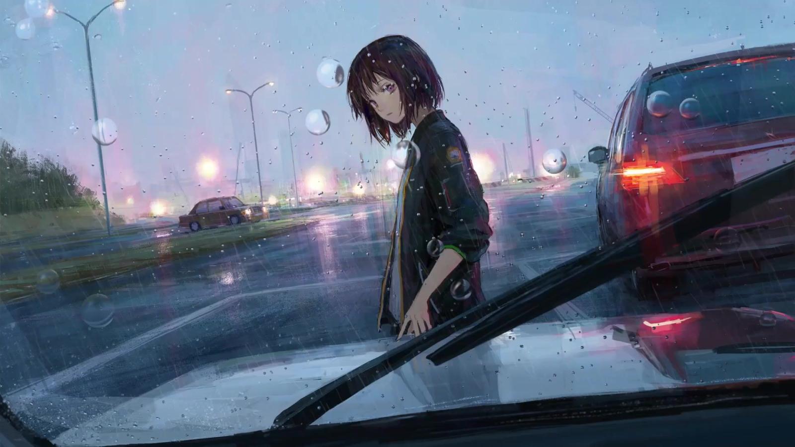 1920x1080 Free download Rainfall Girl Anime Live Wallpaper DesktopHut [1920x1080] for  your Desktop, Mobile & Tablet | Explore 50+ Anime Cars Desktop Wallpapers |  Anime Cars Desktop Wallpapers, Wallpapers Cars, Cars Wallpapers
