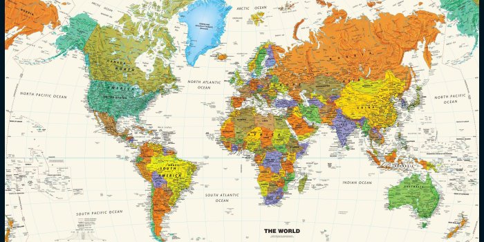 2500x1425 World Map Wallpaper | World Map Blank and Printable