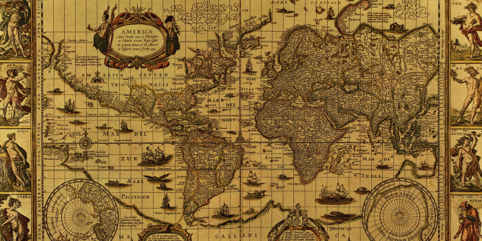1600x1200 71+] Vintage Map Wallpaper on WallpaperSafari