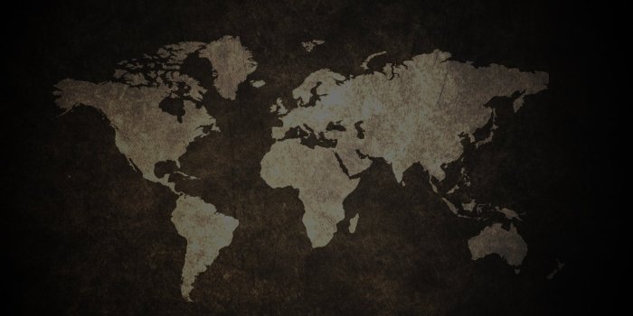 1366x768 Simply World Map Wallpapers Desktop Background
