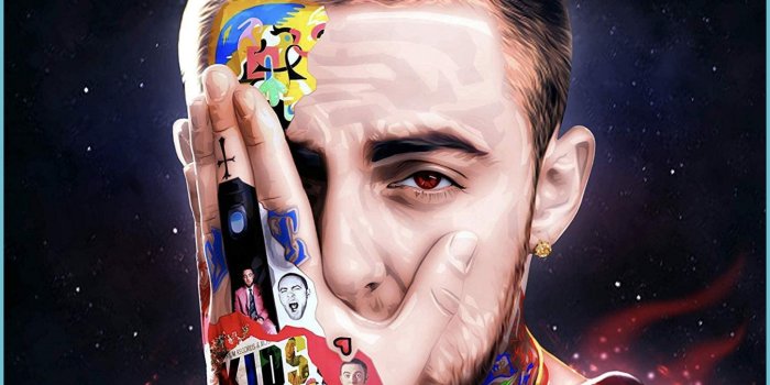 1455x1455 Big Mart Collection Poster Mit Motiv Mac Miller Death Tribut, Hip-Hop,  Personalisierbar, 8,8 X 48,8 Cm - Mac Miller Wallpaper Art | Neat