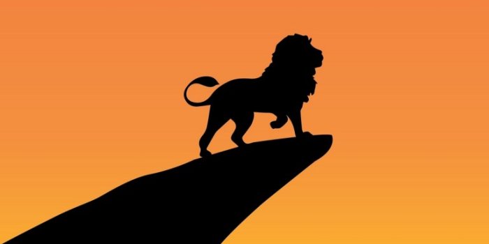 768x1664 Lion King Minimalist iPhone Wallpaper Free Download - ZeeOii