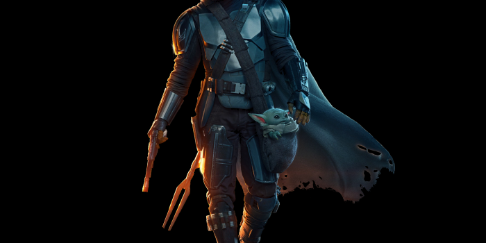 2560x2560 The Mandalorian Wallpaper 4K, The Child, Baby Yoda, Season 2, Black  background, Black/Dark, #2806