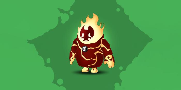 5120x2880 Heatblast Fall Guys X Ben 10, HD Games, 4k Wallpapers, Images, Backgrounds,  Photos and Pictures