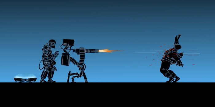 1077x742 TF2: Engineer-bot x Pyro ( Wallpaper ) by Bielek | Team  fortress 2, Team fortress, Team fortress 2 engineer