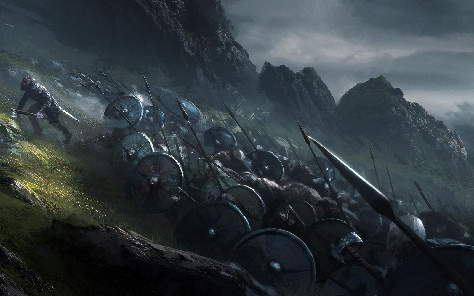 3840x2400 Viking Fantasy Army 4K Wallpaper #20