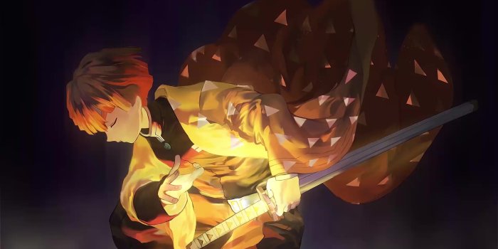 1920x1080 Zenitsu Agatsuma Kimetsu No Yaiba Live Wallpaper - WallpaperWaifu