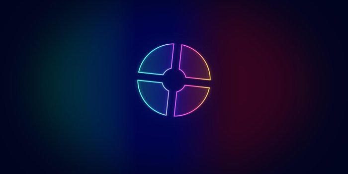 3840x2160 Neon TF2 logo wallpaper [3840 x 2160]: tf2